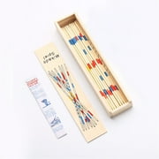 STPToys Pick Up Sticks Games Toys for 2+ Years Old,Classic Pickup Wood Sticks Retro Toys with Storage Box for Family Fun Game Birthday Present