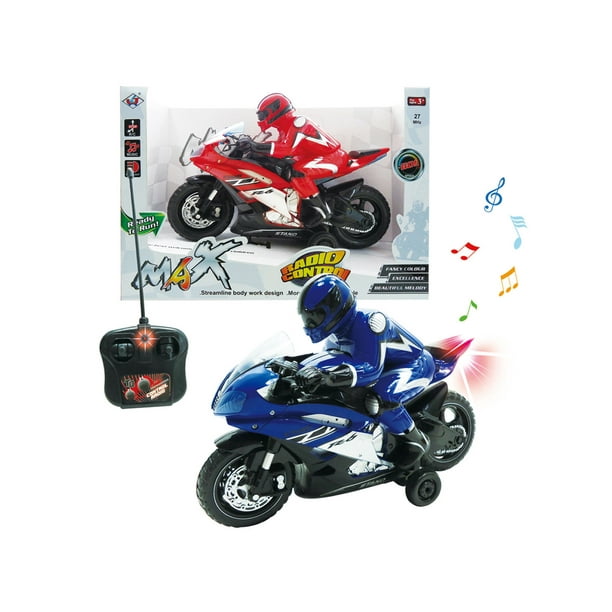 Highway Moto Remote Control RC Motorcycle Car w/ 180 Degree Spinning  Action(COLOR MAY VARY) 