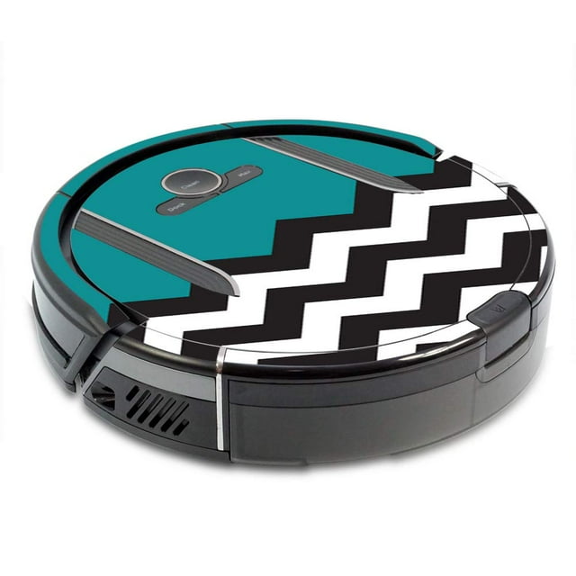 MightySkins Skin Compatible avec Shark Ion Robot R85 Aspirateur Couverture Minimale - Chevron Turquoise / Protecteur, Durable, et Unique Enveloppe Vinyle / Facile à Appliquer, Enlever / Fabriqué aux États-Unis