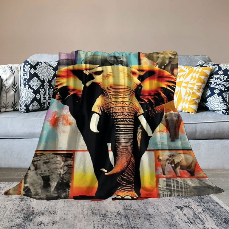 HENGT Blanket Elephant Gifts for Women Birthday Gifts for