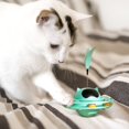 thumbnail image 4 of Cheap!Divertido gato de juguete educativo gato OVNI vaso giratorio autoentretenimiento para aburrirse con tablero de entretenimiento de plumas, 4 of 6