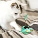 thumbnail image 4 of Great promotion! Funny Cat Educational Toy Cat UFO Tumbler Turntable Self-entertainment To Boredom With Feather Amusement Board, 4 of 4