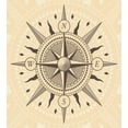 thumbnail image 3 of Ambesonne Compass Duvet Cover Sets, Sea Exploration Theme, 2-Twin, Tan Taupe, 3 of 4