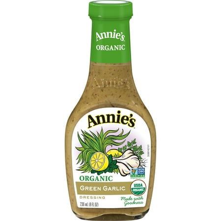 Garlic Dressing - (3 Pack) Annie's Organic Green Garlic Dressing, 8 fl oz Bottle