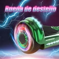 thumbnail image 3 of Hoverboard con Bluetooth más nuevo, LBW21 patinete flotante de Color cromado con ruedas Led, patinete autoequilibrante con altavoz incorporado para niños, adolescentes Hoverstar LBW21, 3 of 7