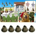 thumbnail image 6 of 10x Vintage Bronze Craft Bells Small Brass Jingle Bells for Wind Chimes GX, 6 of 10