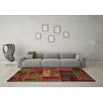 thumbnail image 3 of Ahgly Company Indoor Rectangle Oriental Brown Modern Area Rugs, 7' x 9', 3 of 4