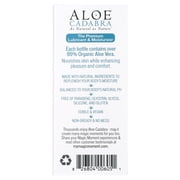 Aloe Cadabra Natural Personal Lube نباتي صالح للأكل Aloe Vera 2.5 oz 2 Pack