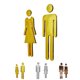 thumbnail image 3 of Hotel Shopping Mall adhesivo HOMBRES MUJERES señal de puerta de baño baño baño WC señal de puerta pegatina placa de puerta 2 piezas Vogacara JJ22856-02, 3 of 6