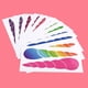 thumbnail image 3 of Juego de fiesta FELITO Pin the Horn on Unicorn Birthday con 24 cuernos, 3 of 7