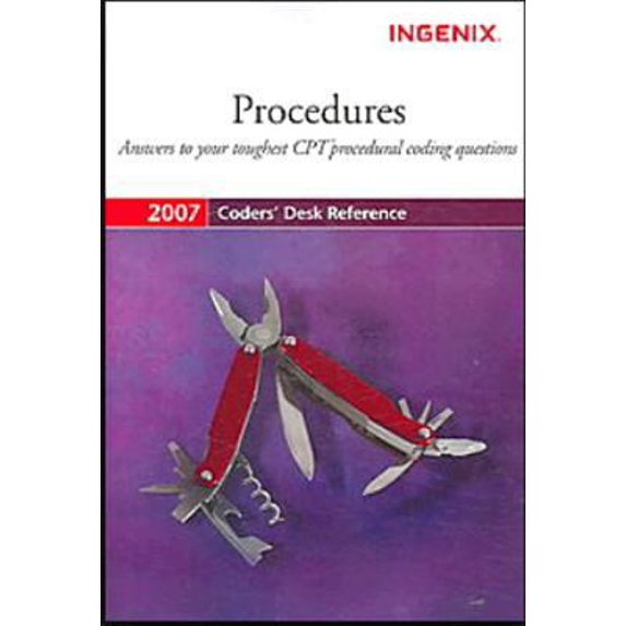 Pre-Owned Coders' Desk Reference: Procedures 2007 (Paperback) 1563378485 9781563378485