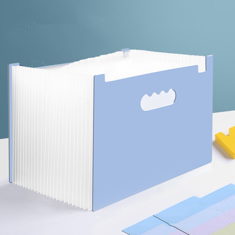 Expandable Folder With Box Vexalora With 25 Pocket Accordion Folder ...