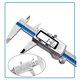 thumbnail image 1 of Et52 Calibrador de Acero Inoxidable 150 mm 6 Pulgadas Instrumento de Medición Pantalla Electrónica Calibrador A Vernier Micrómetro, 1 of 5