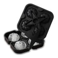 thumbnail image 1 of Toystoory Bandeja de cubitos de hielo de calabaza de silicona para el hogar, molde para hacer pudín de Chocolate y gelatina reutilizable Kits de decoración para fiestas Negro, 1 of 6