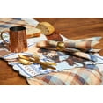 thumbnail image 3 of Oakley Maple Leaf Pine Trees Wolf Scalloped Round Tabletop Placemats, Set of 6, 3 of 4