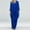 Blue, variant on Elegant Women's Trousers Suit Set for Dressy Chiffon Pants Outfit for Weddings and Evening Events Three Piece Ensemble for Women
