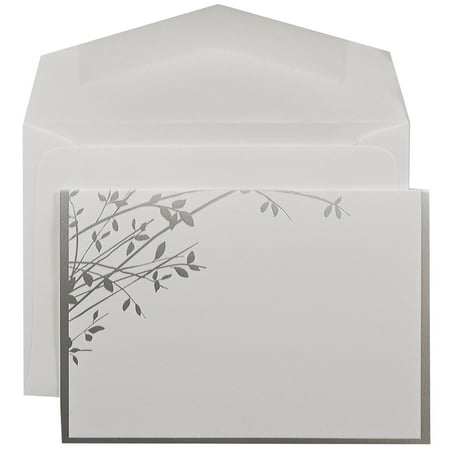 jam paper wedding invitation sets small 4 875 x 3 375 white
