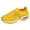 Yellow, variant on HEWUQI Women Barefoot Sock Shoes Air Cushion Non Slip Mesh Breathable Lightweight Sneakers Arch Support Slip on Walking Shoes for All Day Standing White Size 6