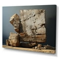 thumbnail image 2 of Designart "Earthy Geode Minimalist Appeal" Stone Geode Canvas Art Print, 2 of 7