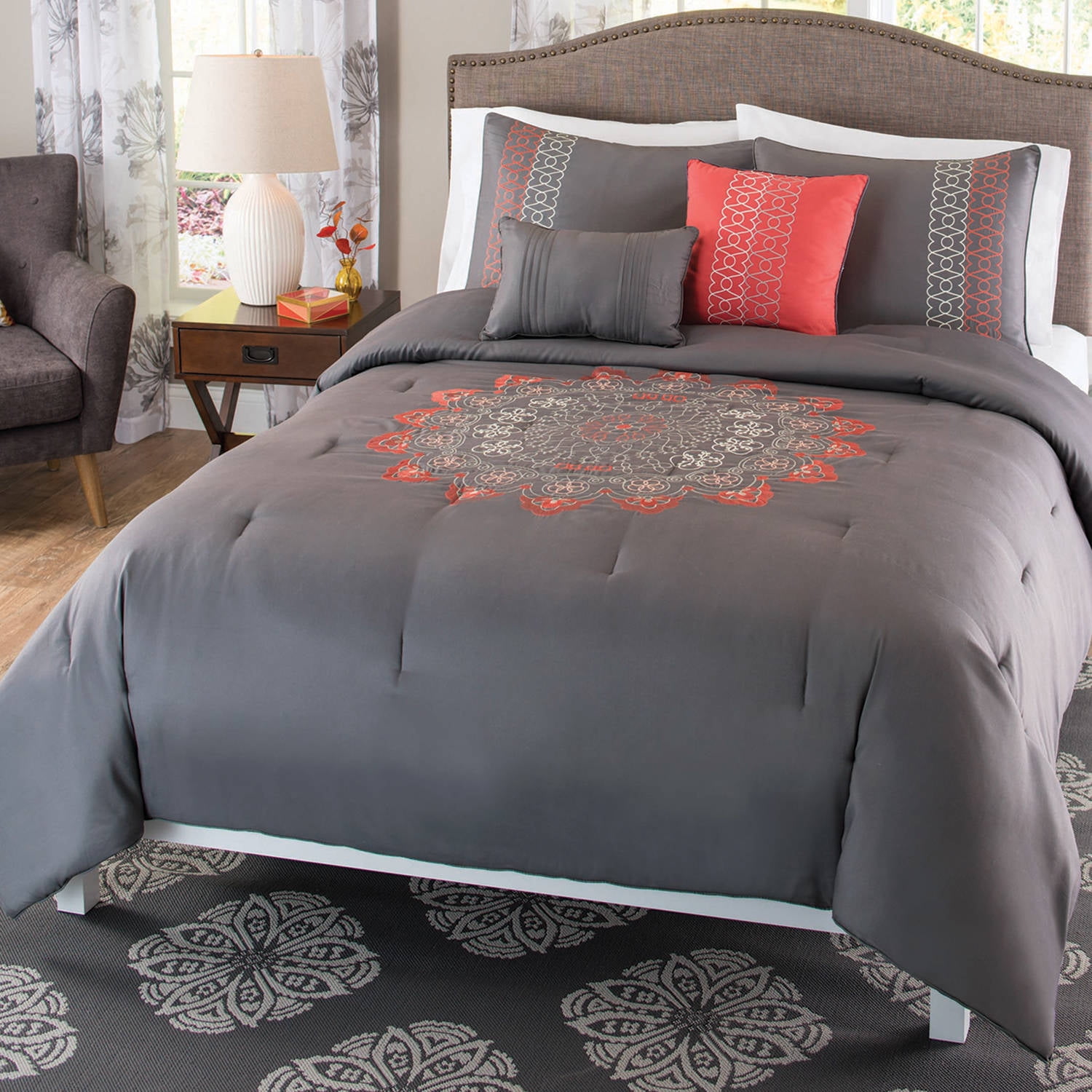 Better Homes and Gardens Catalina 5 Piece Embroidered Bedding