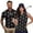 Black Golf, variant on Matching Golf Shirts for Couple Polynesian Flowers Quarter Zip Funny Men Women Matching Couple Golf Shirts Golf Tennis Tank Top Lightweight Suitable for Outdoor Sports Quick Dry