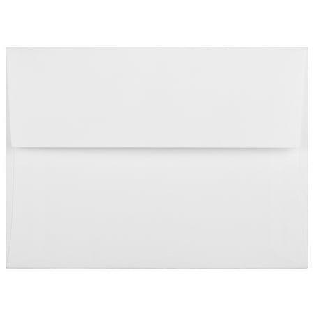 UPC: 0609465315768 | JAM Paper & Envelope A6 Strathmore Invitation Envelopes  4 3/4 x 6 1/2  Bright White Linen  1000/Carton