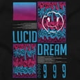 thumbnail image 2 of Lucid Dream Melting Happy Face Crewneck T Shirts Boy Girl Teen Brisco Brands X, 2 of 5