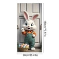 thumbnail image 3 of Yusimy Easter Door Curtain Door Cover Decorative Curtain Party Supplies for Room Garden Wall Decor Easter Holiday, 3 of 6