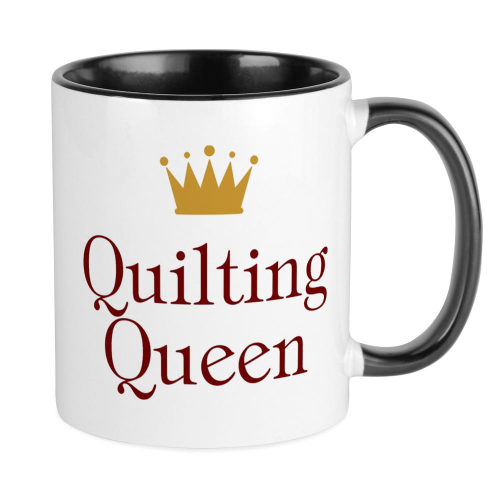 CafePress Quilting Queen Mug Ceramic Coffee Mug Tea Cup 11 oz