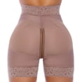 thumbnail image 3 of Fiorella Shapewear Powernet Butt Lifter Enhancer High Waist Shorts Women Girdle Fajas Levanta Cola Moldeadoras Colombianas Cocoa 641C, 3 of 5