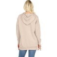 thumbnail image 4 of Womens Basic Oversized Hooded Pullover Sweatershirt Sweater, 4 of 4