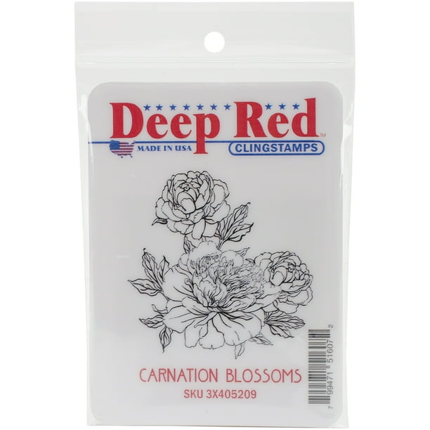 Deep Red Stamps L'œillet Fleurit