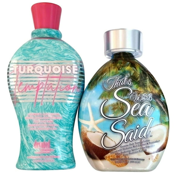 That’S What Sea Said & Turquoise Temptation Tanning Bed Lotion