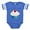 Royal Blue, variant on CafePress - Cupcake - Cute Infant Baby Football Bodysuit