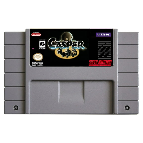 SNES Games Cartridge Casper