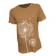 thumbnail image 2 of Minnieouse Camisas de cuello para mujer, camisetas transpirables de verano de estilo Simple de diente de león de manga corta, ropa Prendas para la parte del cuerpo Caqui METRO, 2 of 6