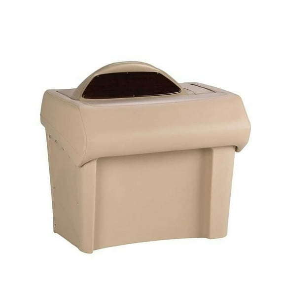 Taylor Made 433065 34 in. LCI Helm Stand Side Floor Boat Console, Beige