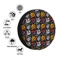 thumbnail image 4 of Gukieu Pumpkin And Flying Bat Print Car Tire Cover, Adjustable Waterproof and Dustproof Tire Protection Cover, Suitable for SUV, Truck, Van-17 inch, 4 of 6