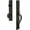 Timeless Bronze, variant on Grandeur 849078 Carre Solid Brass Rose Dummy "S" Grip Handleset - Nickel