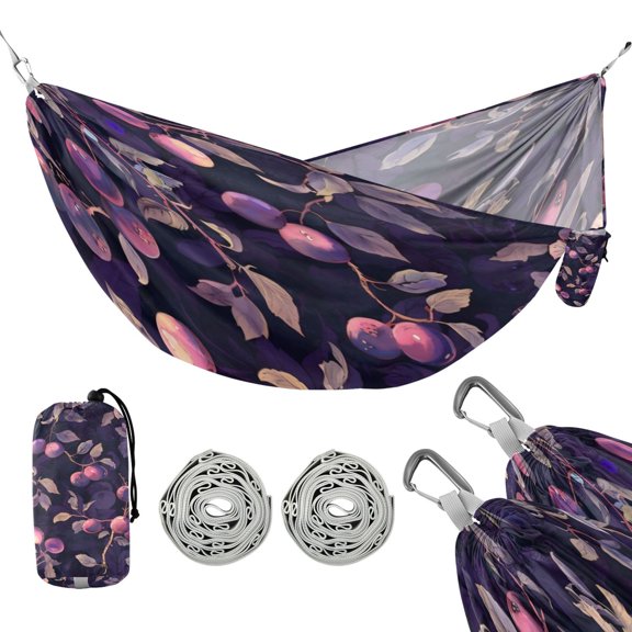Hammock Camping Hammock Nylon Portable Hammock Travel Camping Hammock Purple Plum
