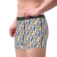 thumbnail image 2 of Lsque Colorful Lightning Bolts Pattern Men’s Total Support Pouch Boxer Briefs, X-Temp Cooling, Moisture-Wicking Underwear, Regular, Long-leg and Trunk-Large, 2 of 5