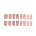 thumbnail image 1 of Tachiuwa Nail Decals DIY Simple Decor Manicure Tips Solid Color Novelty Nail Stickers Dark Pink, 1 of 8