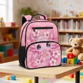 thumbnail image 5 of HUIACONG Pink Axolotl Sakura Kids School Backpack 13.5 Inch Water Resistant Hard-Wearing Bookbag with Adjustable Breathable Padded Straps Multi Pockets Large Capacity Lightweight Bag for Girls Boys, 5 of 7