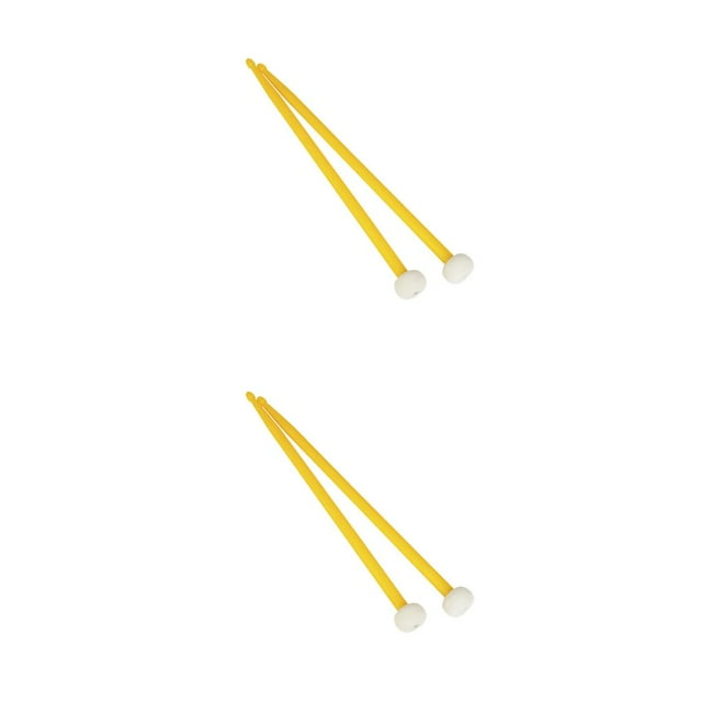 Soidarity Baquetas de timbales, accesorios de instrumentos de percusión clásicos multifunción, martillo de tambor profesional antideslizante para Amarillo 2piezas Soidarity CBP499421