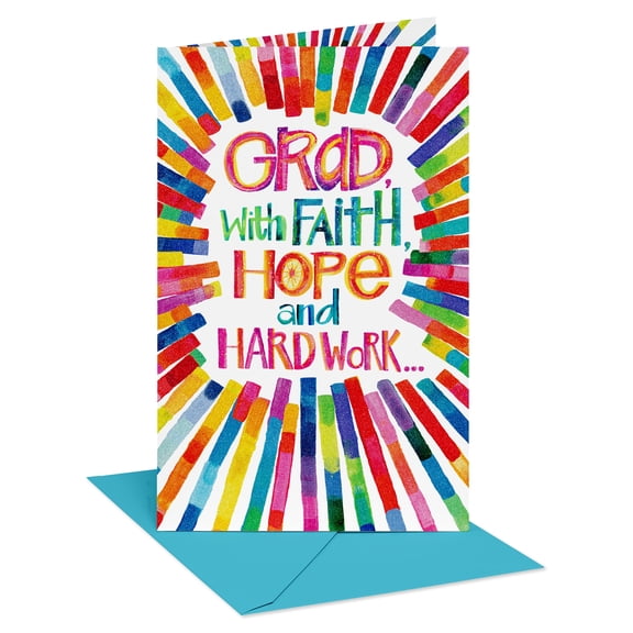 American Greetings Religious Graduation Card for Any Graduate (Grad with Faith)