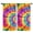 Green and Yellow, variant on Blackout Kids Curtains,Red and Green Tie Dye Pattern Children's Insulated Curtains Set Of 2,Bedroom Essentials,Toddler Room Decor 52"x84"