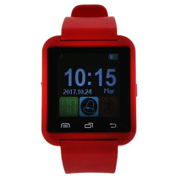 Reloj inteligente Eclock EK-A2, pulsera unisex de silicona roja