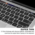 thumbnail image 3 of Ultra Thin Keyboard Protector Compatible with MacBook Pro with Touch Bar 13/15 inch (A1706 / A1707) skin -US layout, 3 of 8