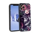thumbnail image 1 of Skull-331 Phone Case, Degined for iPhone 12 Pro Case Men Women, Flexible Silicone Shockproof Case for iPhone 12 Pro, 1 of 1