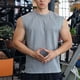 thumbnail image 5 of pstuiky Camisetas sin mangas para hombre, Camiseta de tirantes para hombre, color liso, para deportes al aire libre, fitness, tiras finas, transpirable. Tops elegantes para mujer xxxl, 5 of 5